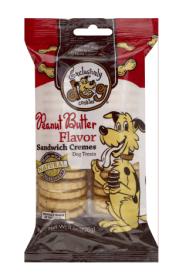 Exclusively Dog Dog Treats, Sandwich Cremes, Peanut Butter Flavor