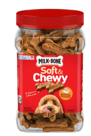 Milk-Bone Soft and Chewy Dog Treats, Chicken Recipe With Chicken Breast, 25oz Bag