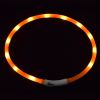 Pet's LED Collar With USB Rechargeable Glowing Lighted Up & Cuttable Waterproof Safety For Dogs