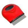Pet Life 'Grazer' Handheld Travel Grooming Cat And Dog Flea And Tick Comb